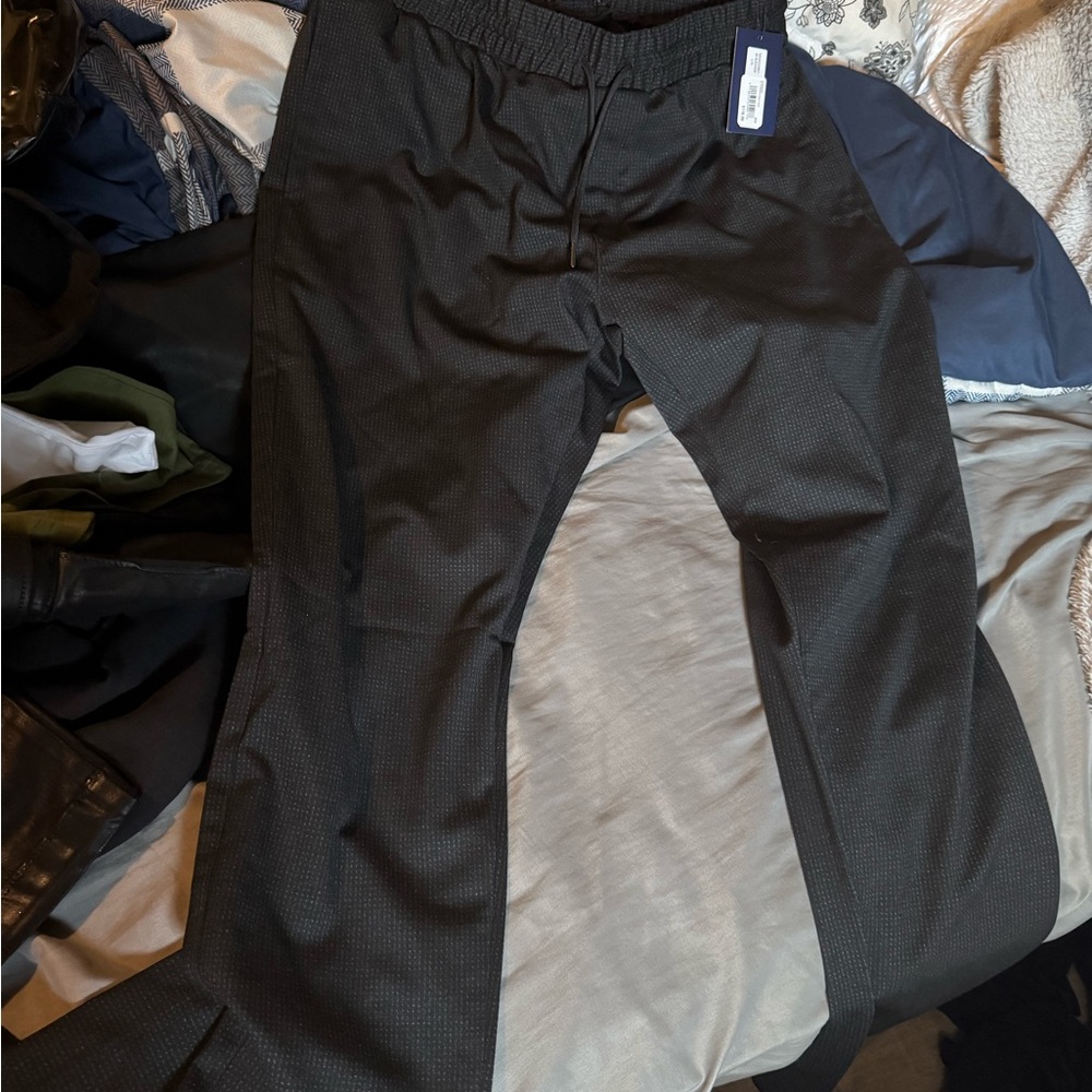London Fog Black Sweatpants Versatile Joggers